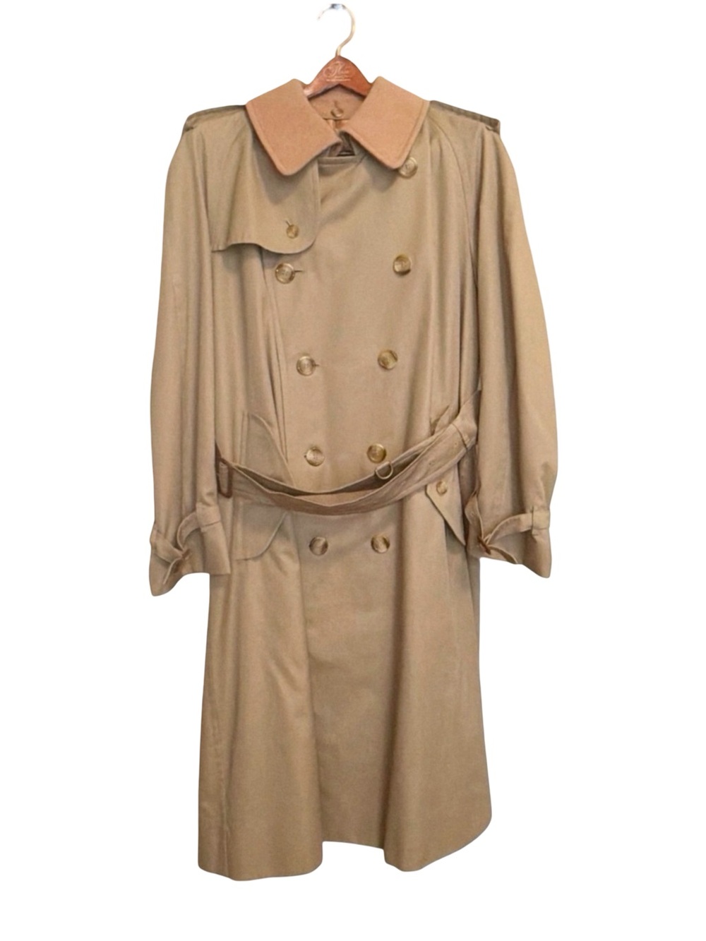 Vintage Men’s Burberry Trench Coat | Nova Check Removable Liner | Belted | 42R - Picture 13 of 15